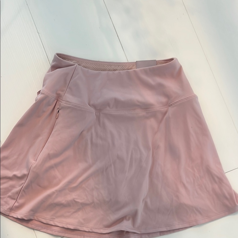 CALIA by Carrie Underwood Pink Asymmetrical Skater Mini Skirt